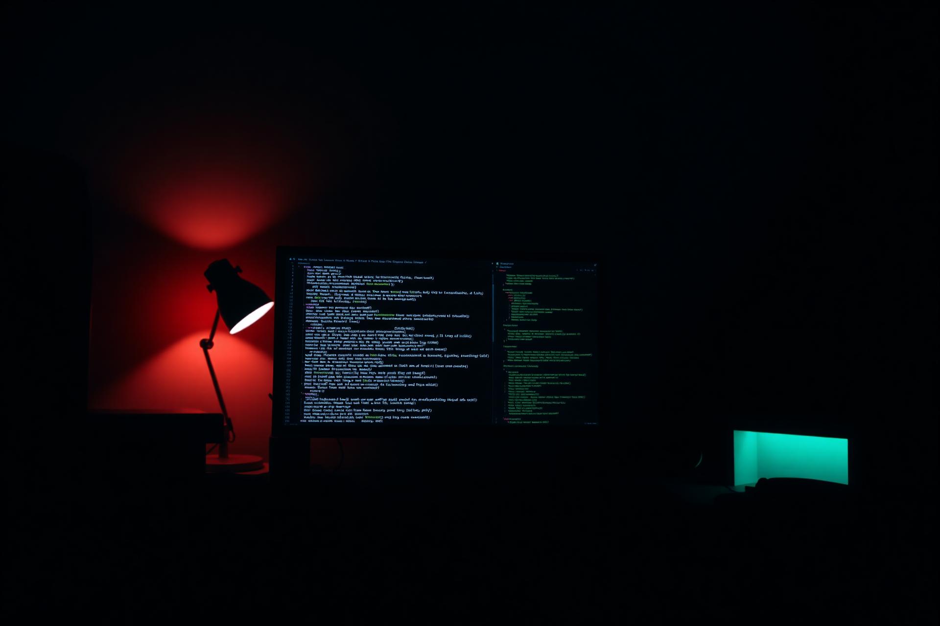 Premium web design studio environment